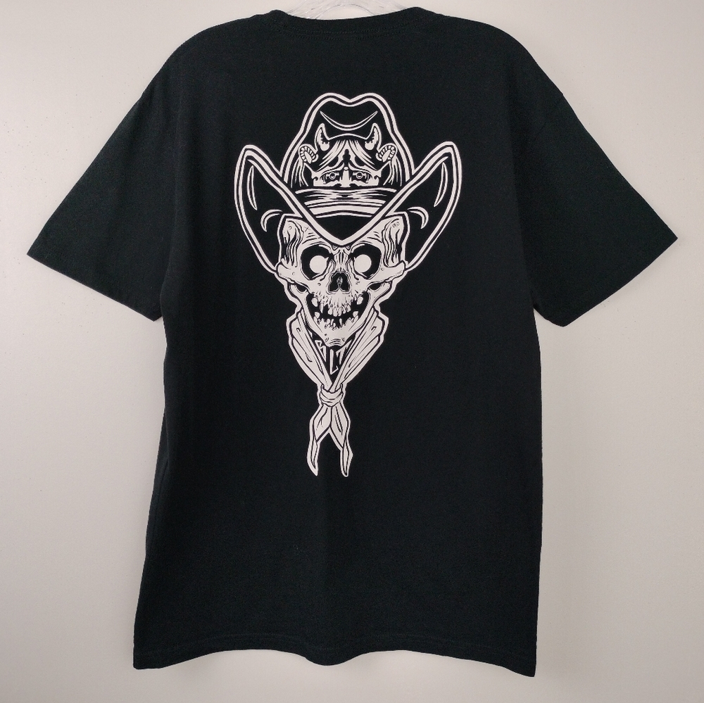 NWOT Next Level Apparel 100% Cotton Kabuki Cowboy Hat Skull Sz. L